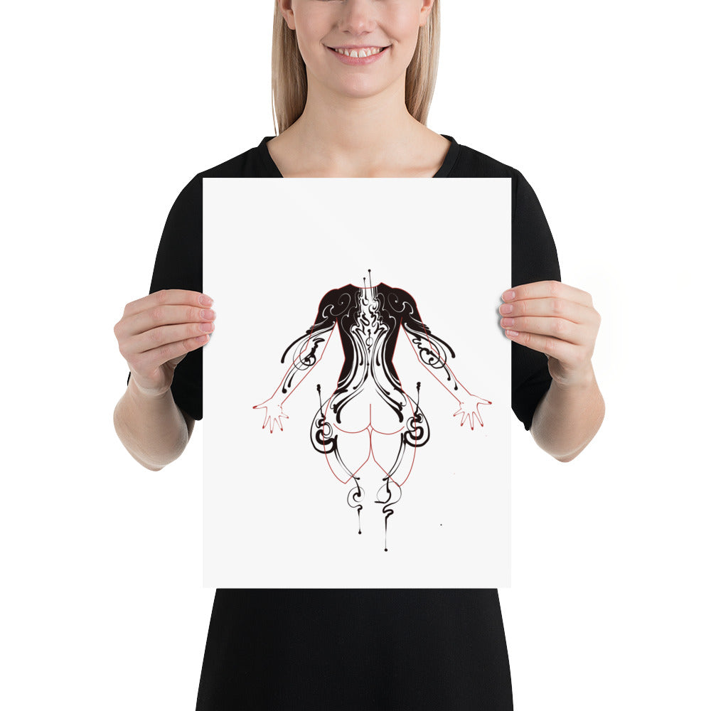 ANGELO MACHINE-BLACK CLOUD-ARCHIVAL PRINT