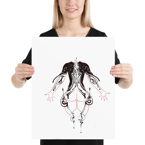 ANGELO MACHINE-BLACK CLOUD-ARCHIVAL PRINT
