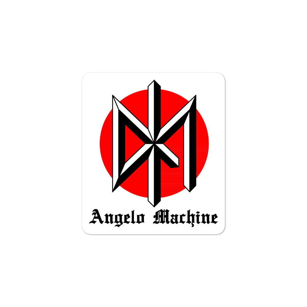 DK Angelo machine logo sticker