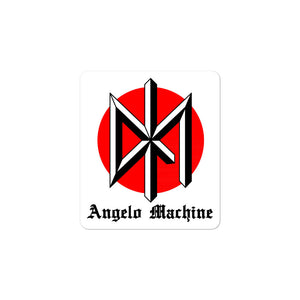 DK Angelo machine logo sticker