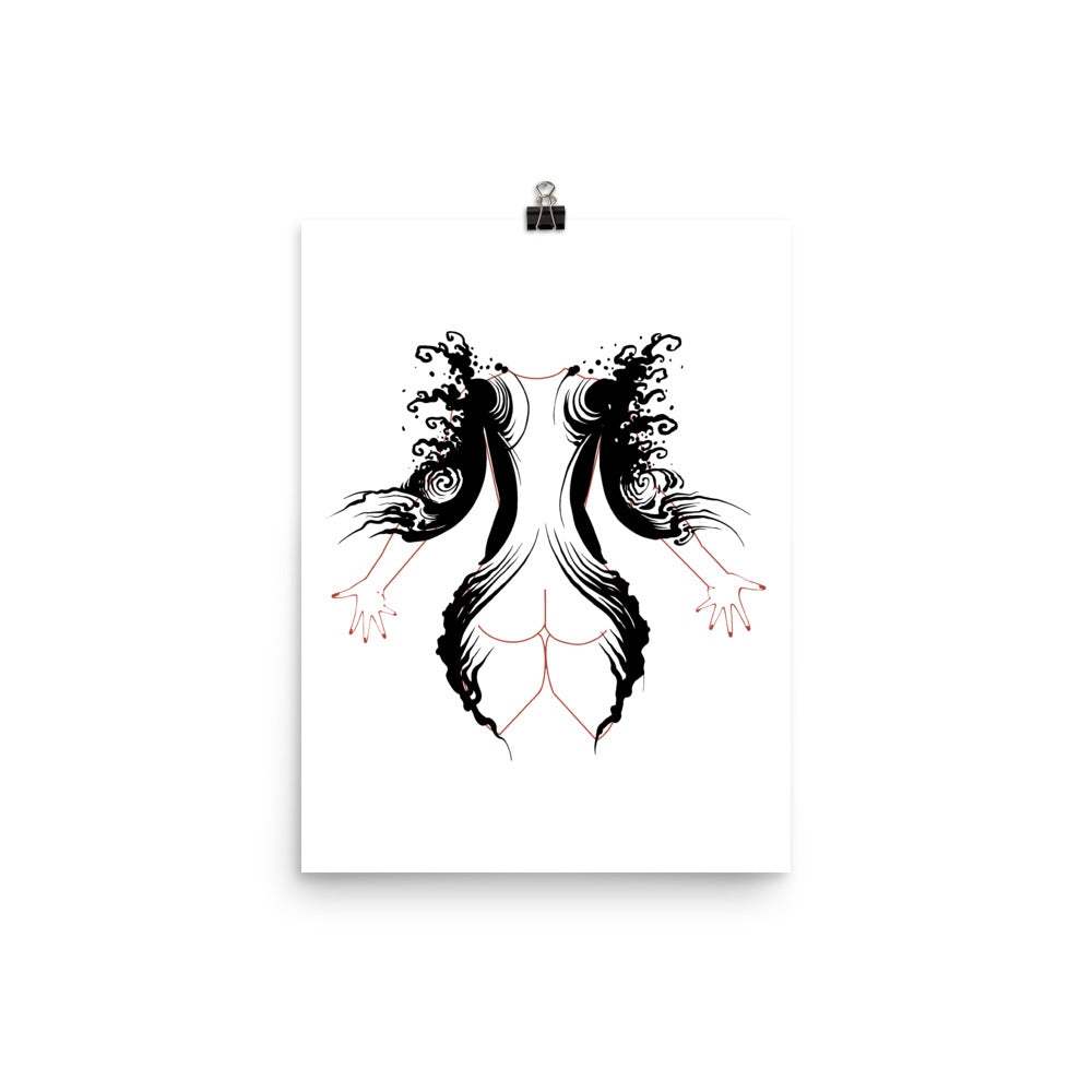 Angelo Machine - Black Wave - Archival Print